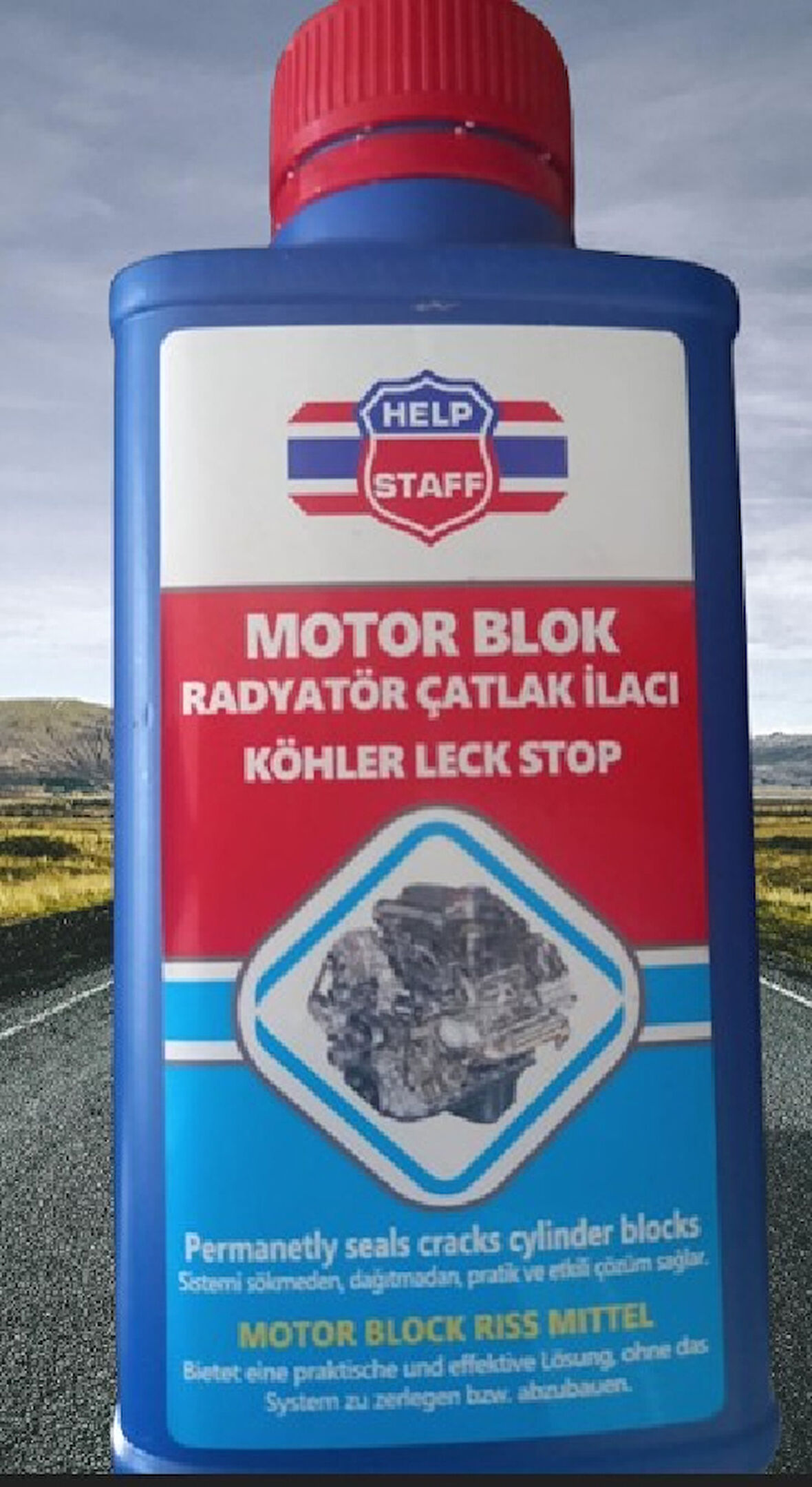 Help Staff Sıvı Motor Blok Çatlak İlacı Ve Radyatör Çatlak İlacı