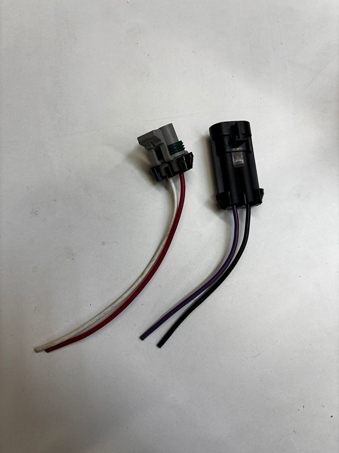 2 Kablolu Karşılıklı Konnektör Fan Motor Soketi 2.5mm Kablolu