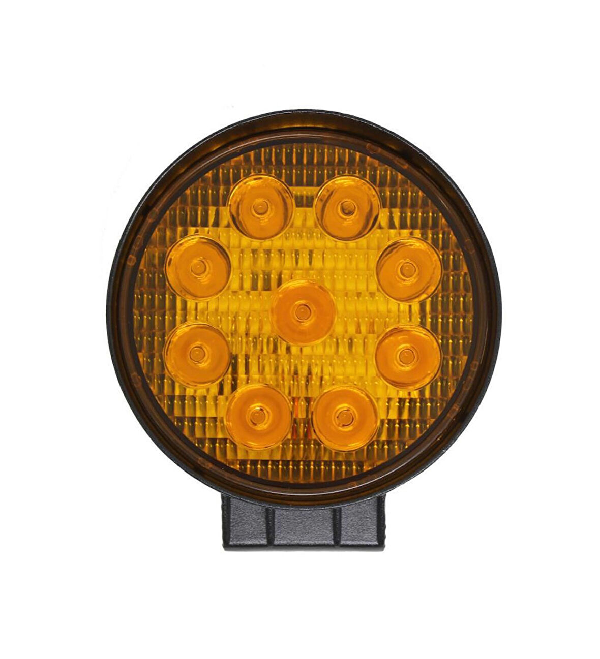 Sarı Işık 9 Led Yuvarlak Sis Farı Off Road Sis Farı Sis Lambası