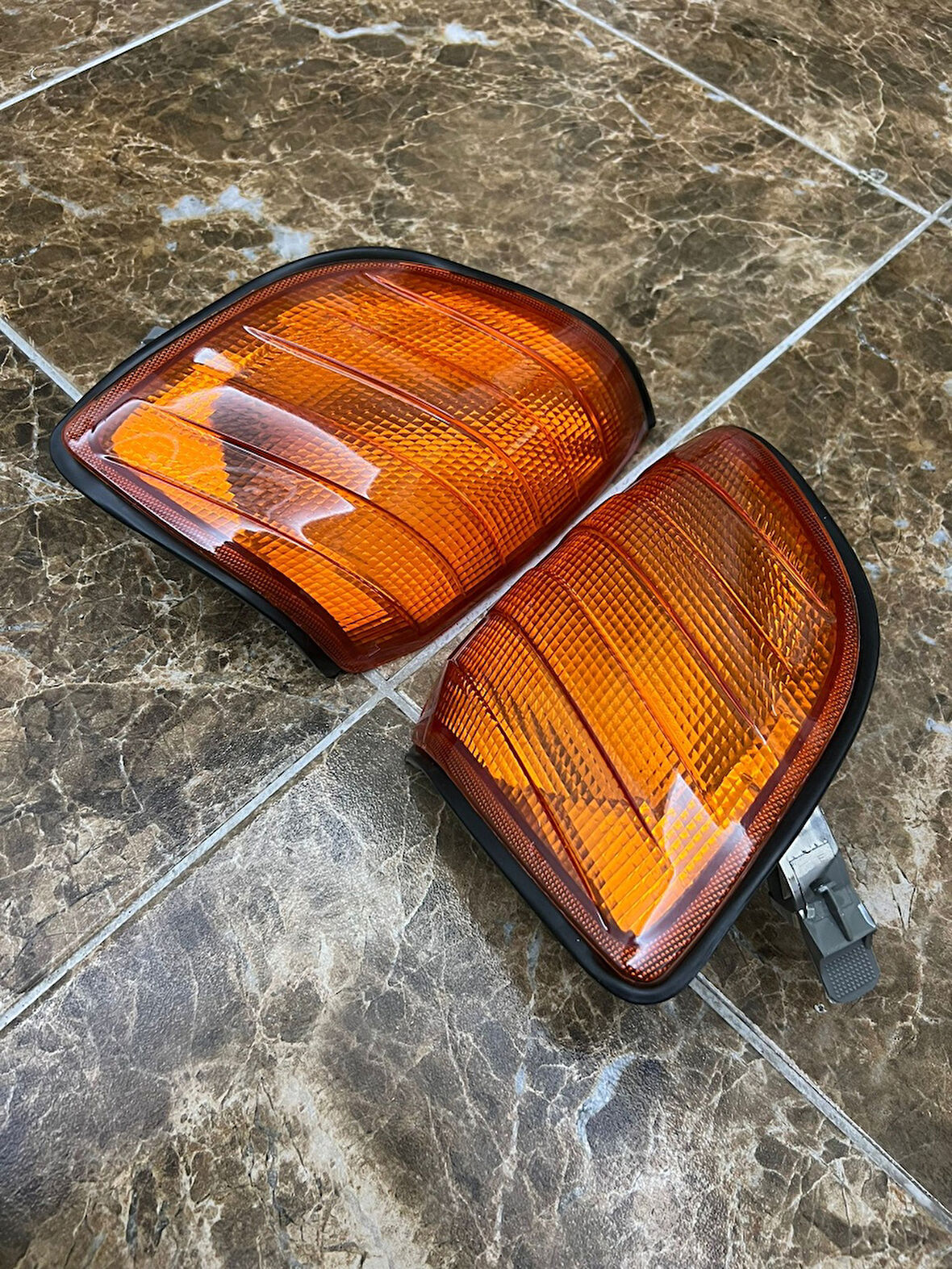 Alcamlar Mercedes W140 Sinyal Lambası Takımı Sarı Sağ-Sol