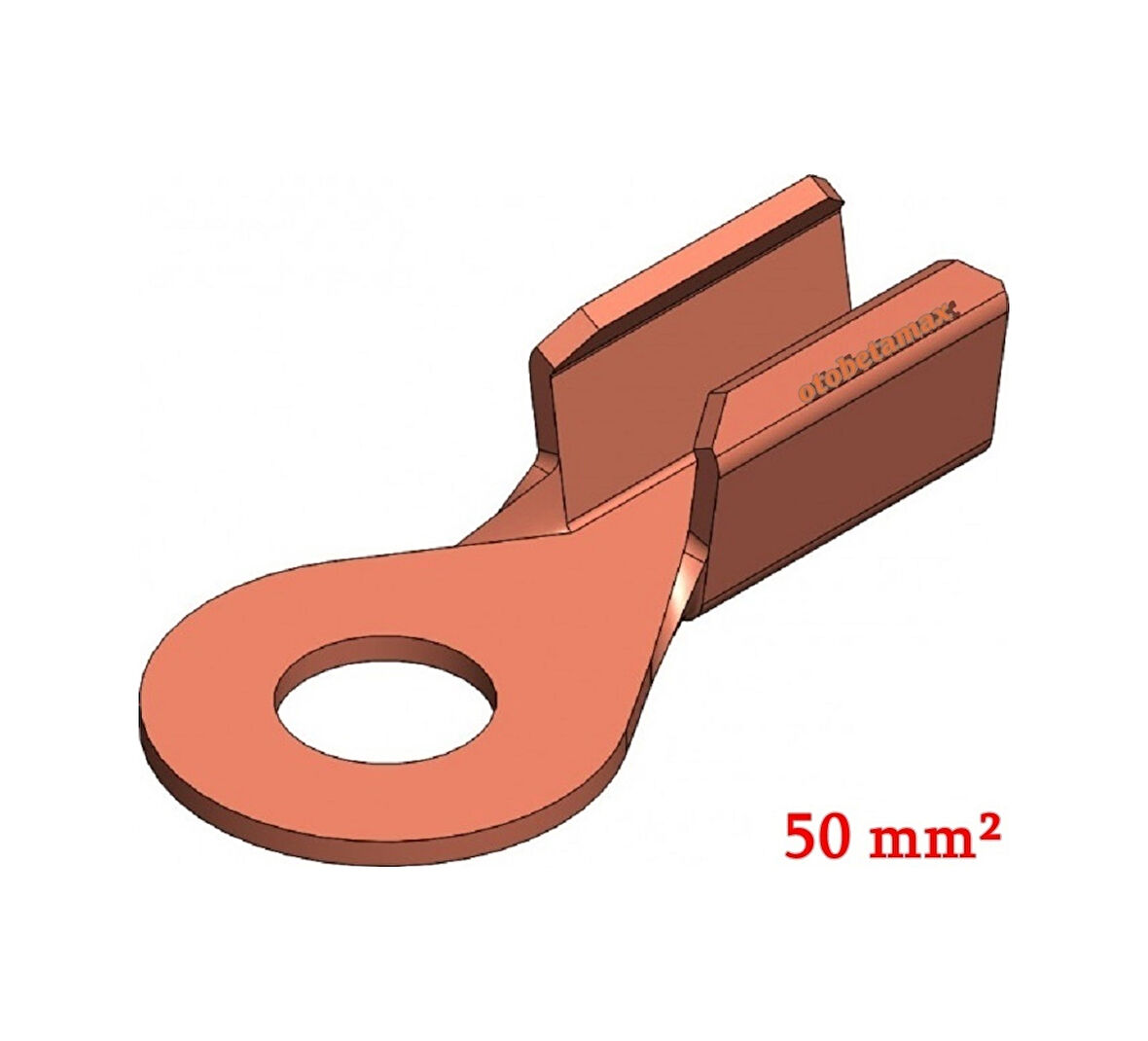 (5 Adet) MESA BA 50 BAKIR KABLO UCU BAŞLIK PABUÇ FİŞ AKÜ TBA2912