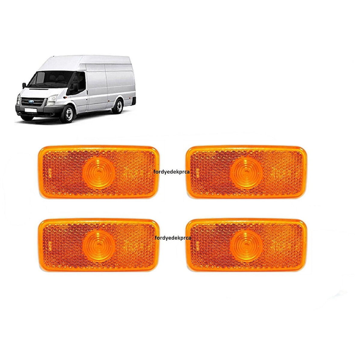 Ford Transit Yan Gövde Sinyal Cami Jumbo 2001-2013 4 Adet 328409904