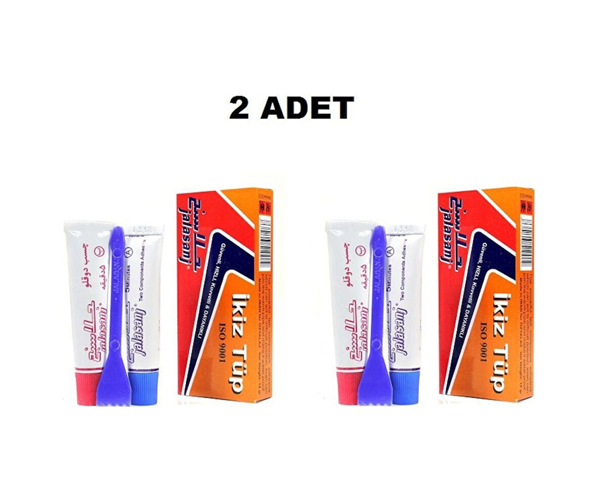 2 Adet Çelik Yapıştırıcısı İran Yapıştırıcı Çift Karışım İkiz Tüp