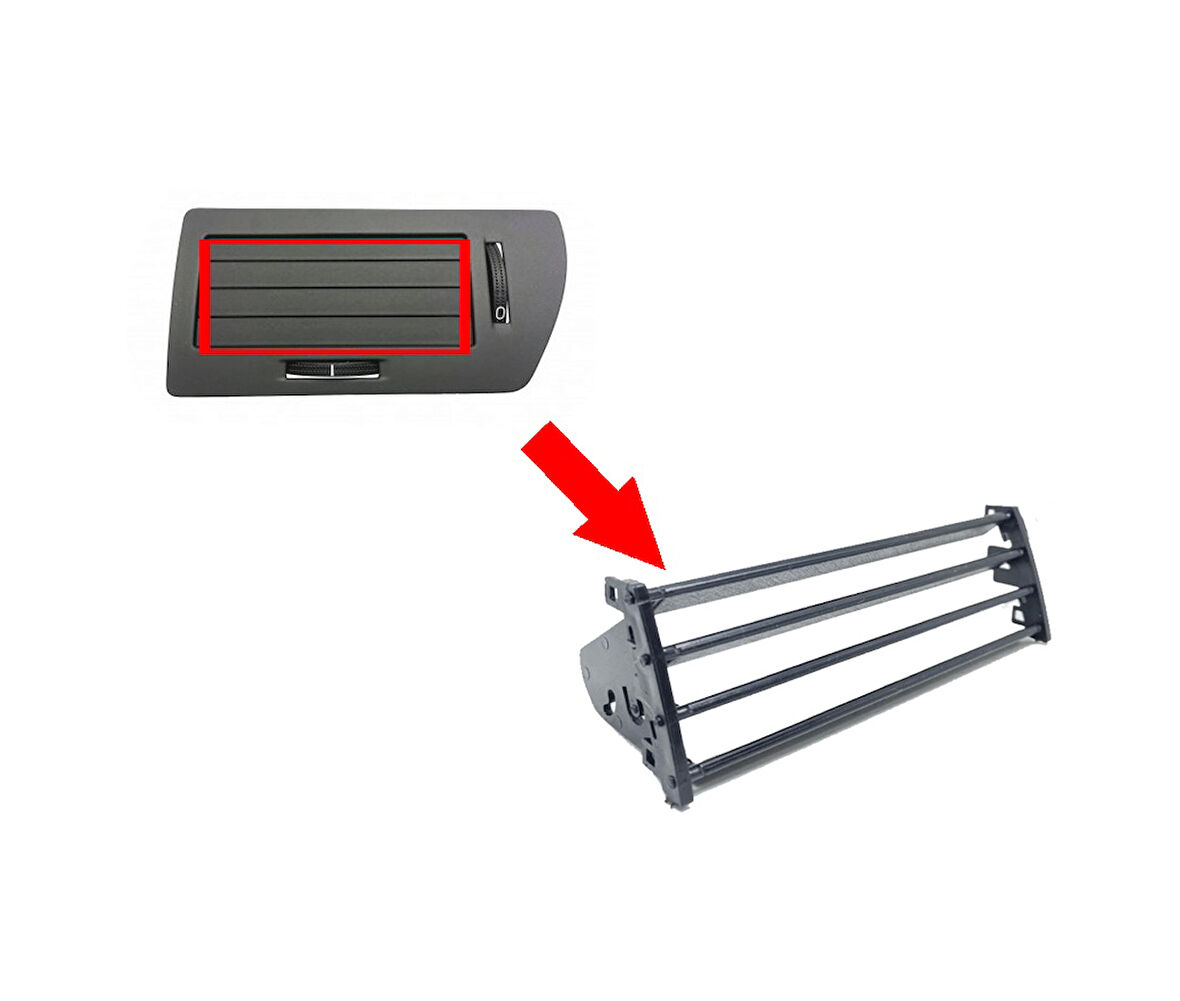 Opel Astra H Kalorifer Havalandırma Muzulu Izgara Perdesi Sağ