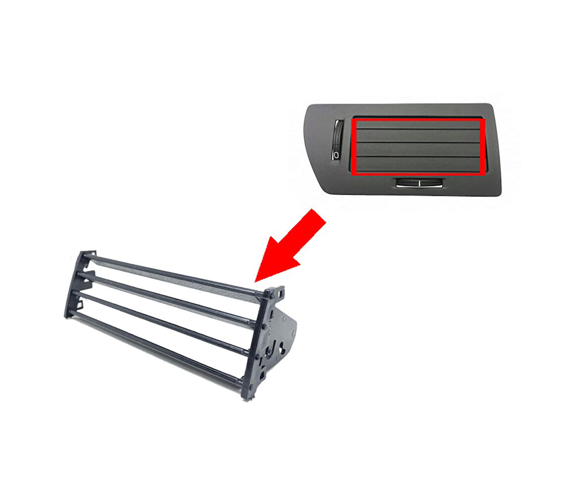 Opel Astra H Kalorifer Havalandırma Muzulu Izgara Perdesi Sol