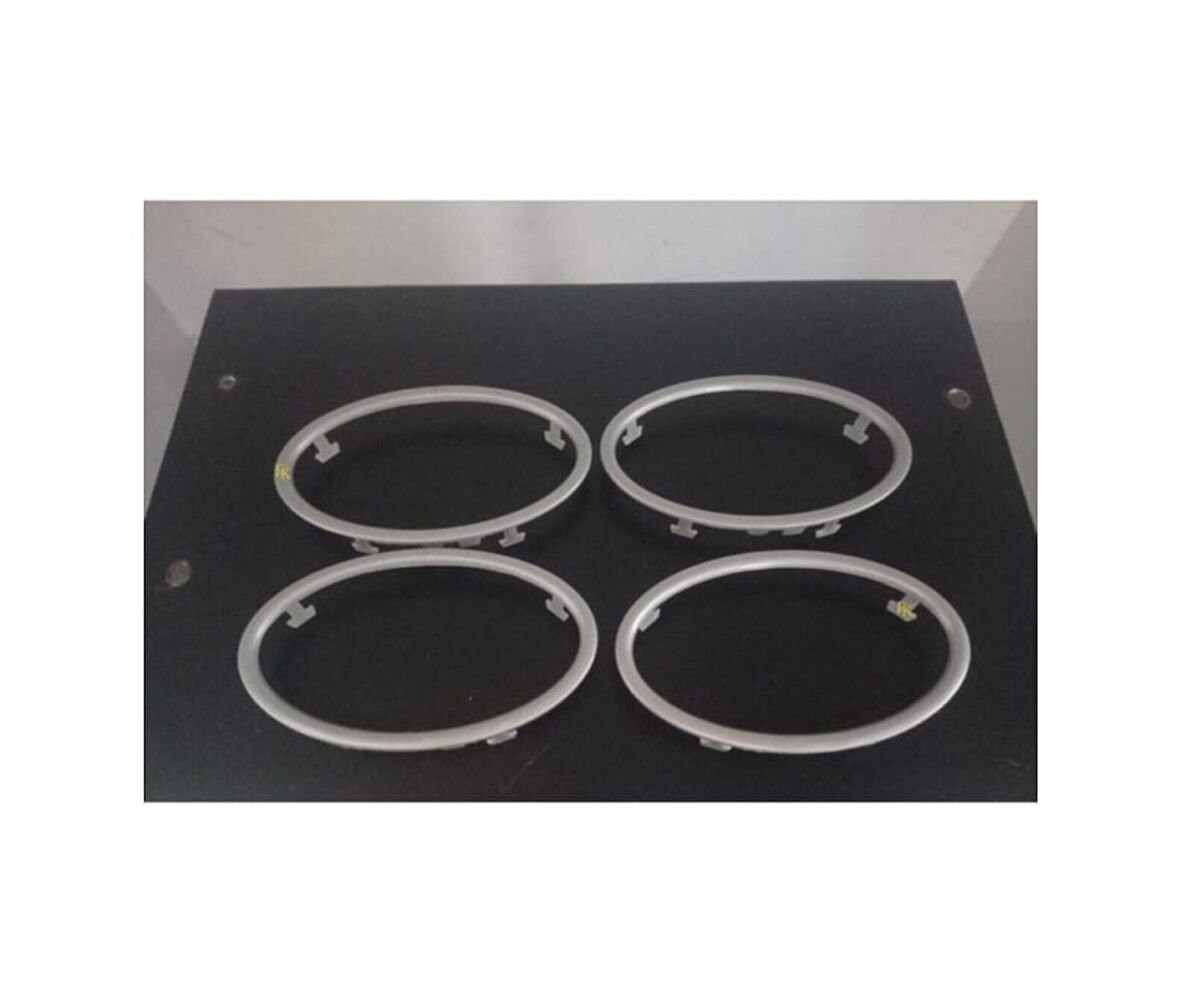 Focus Uyumlu Kalorifer Üfleyici Izgara Çerçevesi 4 Adet Mat Gri 539976160