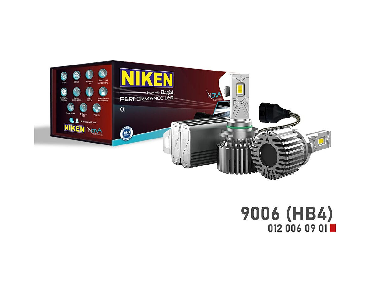 Nova Serisi 24.000 Lümen 90w 9006 Hb4 Led Xenon Far Ampulü