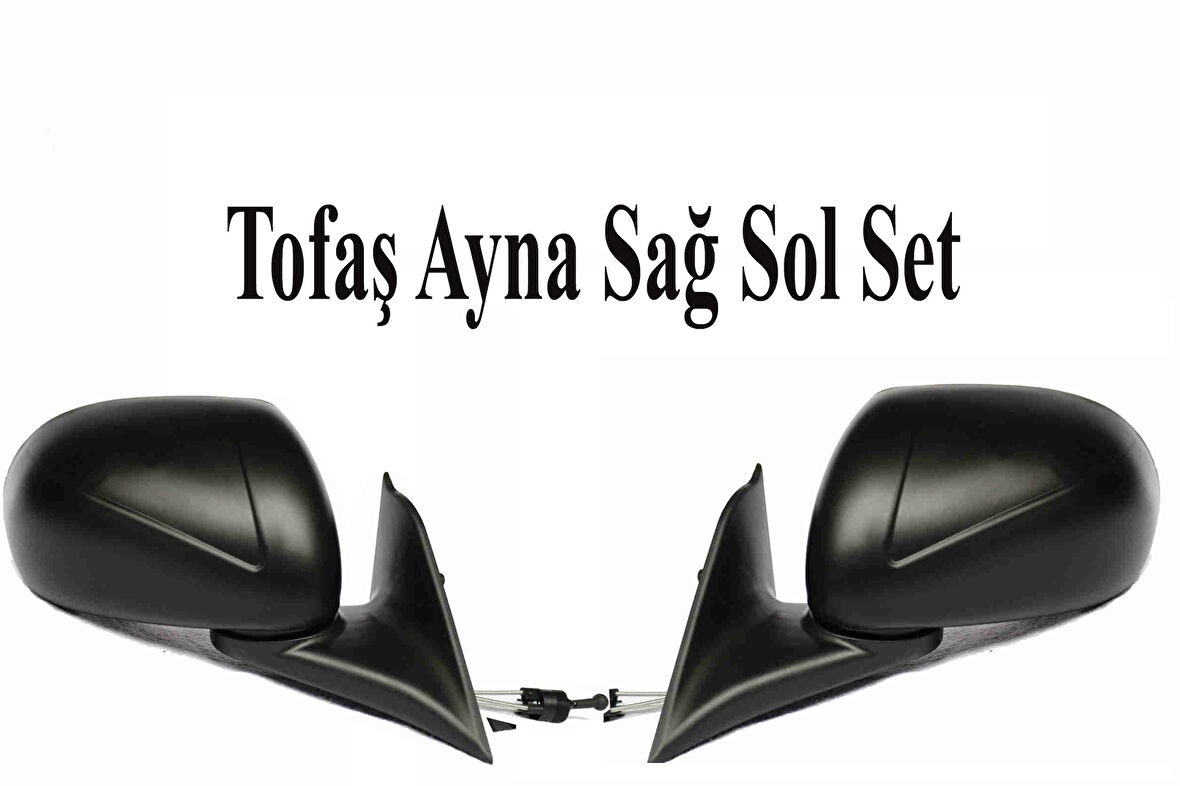 Tofaş Uyumlu Dış Dikiz Ayna Sağ Sol Takım 97 Sonrası Kumandalı Ayna