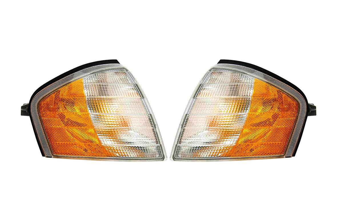 Mercedes W202 Usa Amerikan Tip Sağ Sol Sinyal Lambası Seti