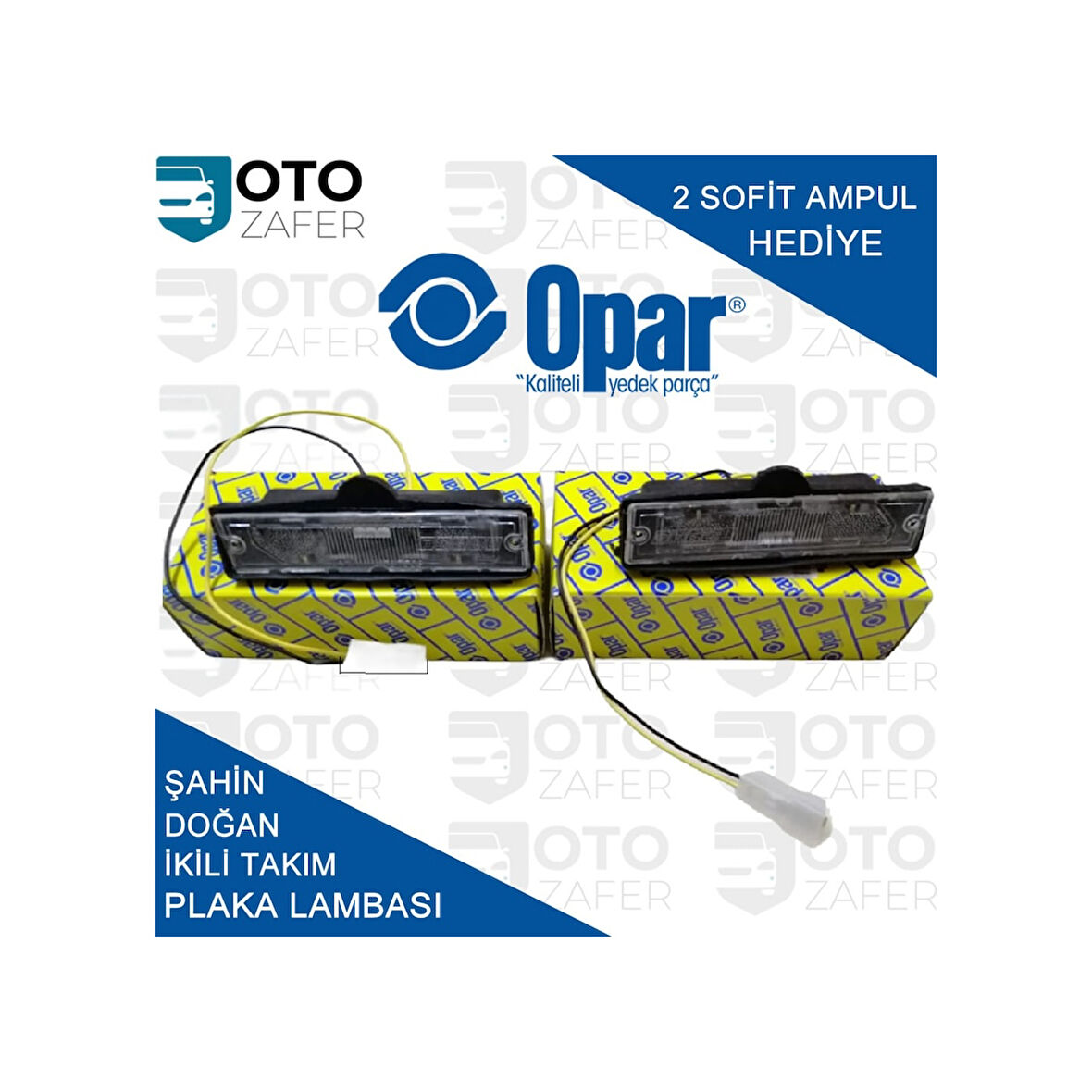 Tofas Uyumlu Plaka Lambasi  Opar Komple Ampullü Dogan Sahin 465111236