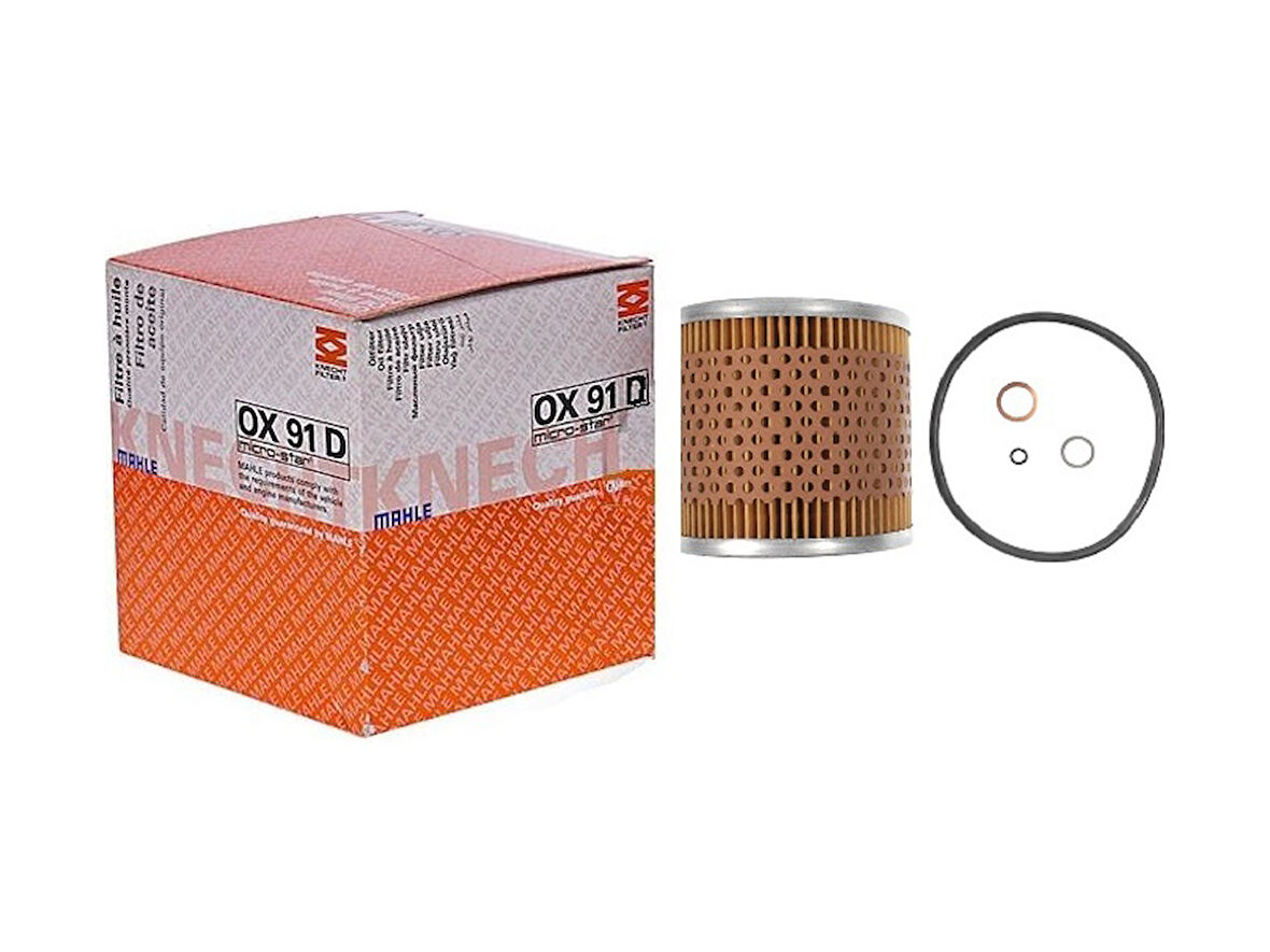 Bmw E30 E34 E36 M40 M42 Ve M43 Uyumlu Motor Mahle Yağ Filtresi 17