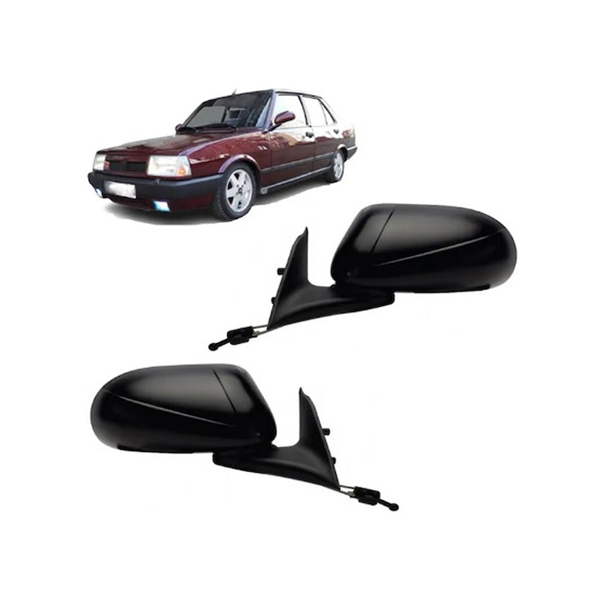 Tofaş Uyumlu Doğan,Şahin,Kartal Dış Dikiz Aynası Takımı Mekanik