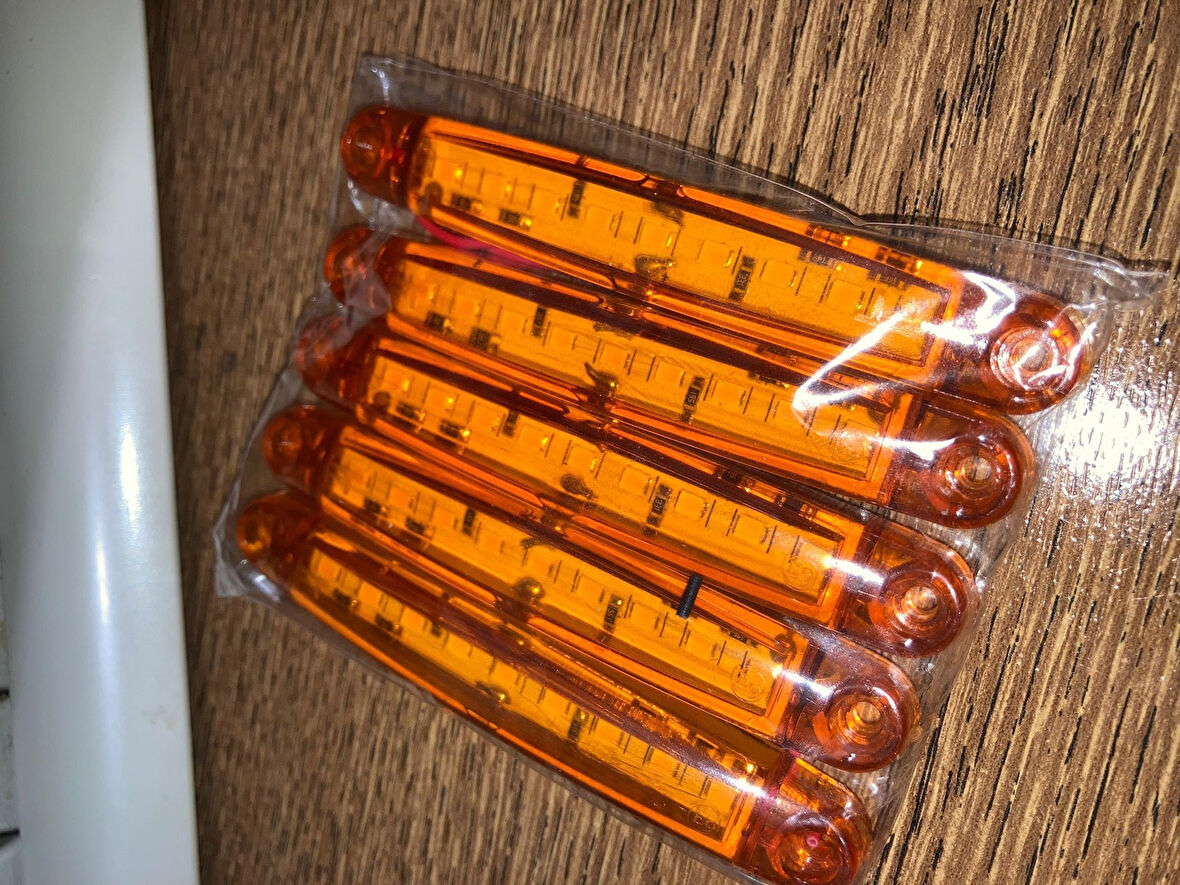 9 ledli Turuncu Parmak LED