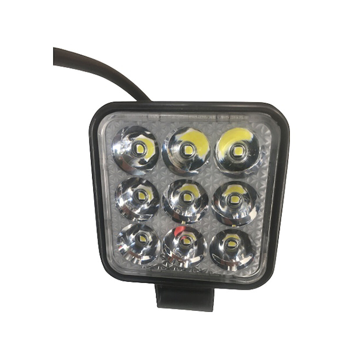 Motosiklet Sis Farı 12 V 9 Led 27W Aliminyum Beyaz Işık l-1118