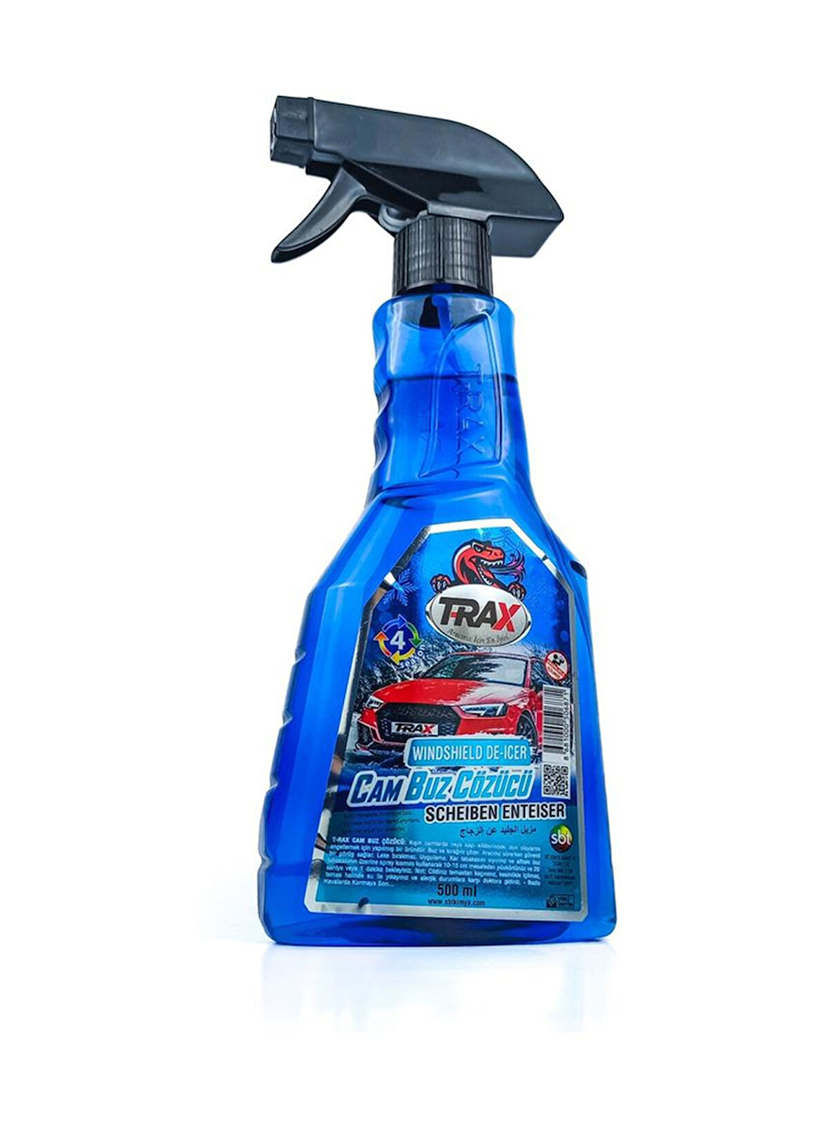 Trax Araba Oto Cam Buz Çözücü Eritici Sprey 500 ML