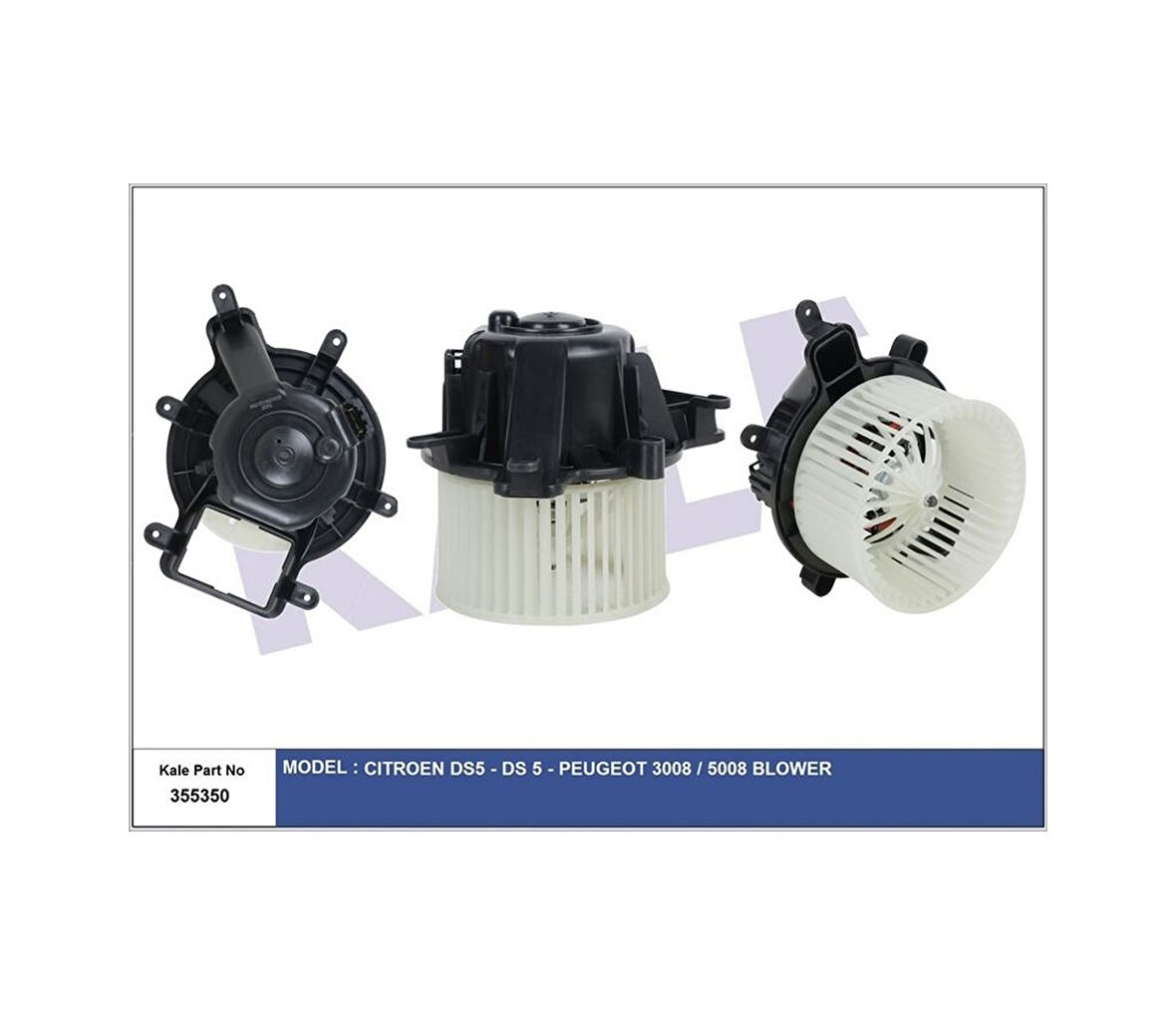 KALE 355350 KALORİFER MOTORU CITROEN DS5-DS 5-PEUGEOT 3008-5008 B