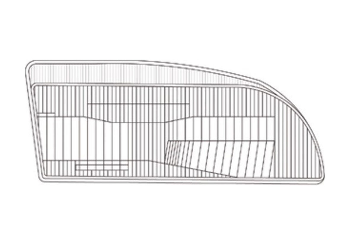 Toyota Uyumlu Corollla Sağ Far Camı 1993-1998