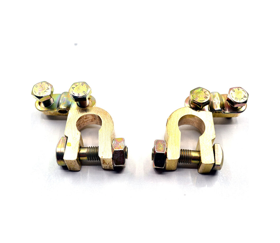 Japon Tip Akü Dar Kutup Başı Terminali Pirinç Artı Eksi Takım