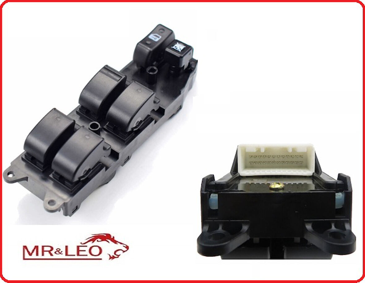 Toyota Corolla Uyumlu 2002-2006 Sol Dörtlü Cam Düğmesi Anahtarı 24 Fiş