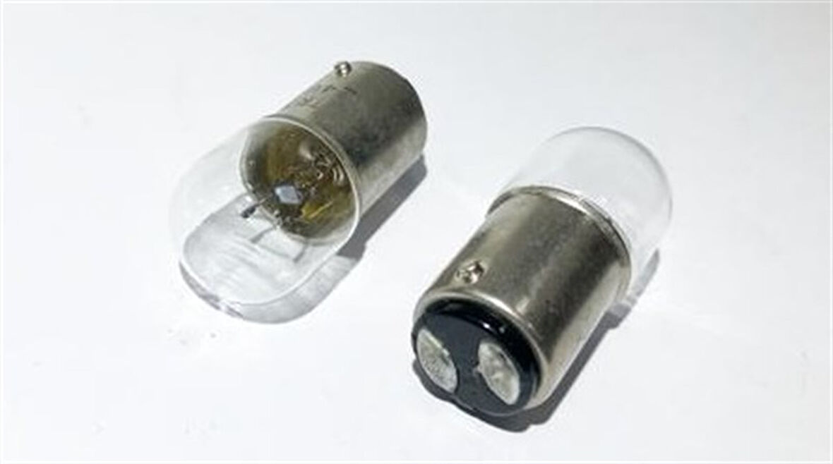 24V 68 Ampul 5W Çift Duy Tek Flaman BA15D Marin (2 Adet)