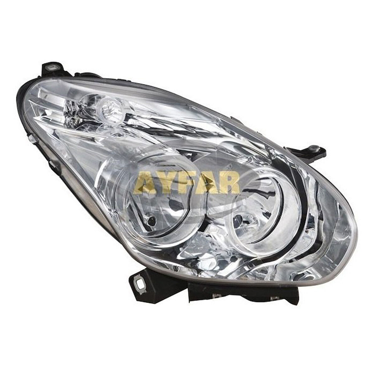 Fiat Doblo Motorlu Ön Sağ Far 2010-2014