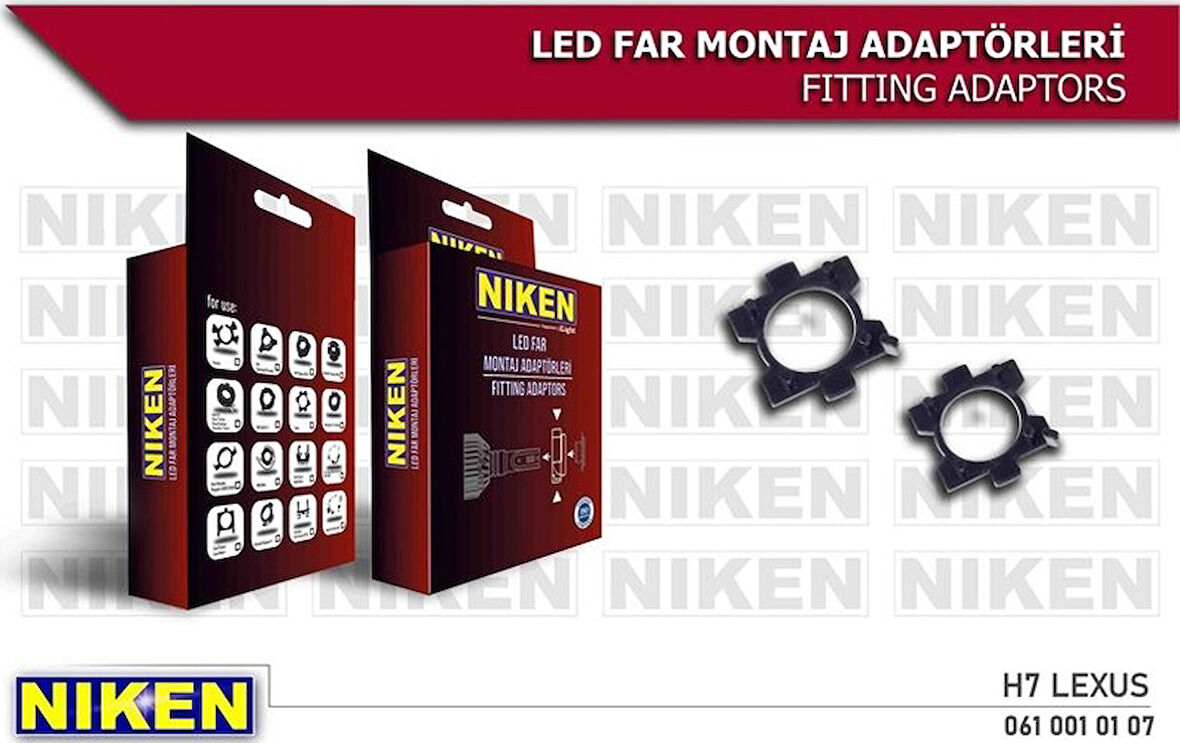 Toyota E120 Corolla Uyumlu Led Far Aparatı H7 Far Sabitleme Aparatı