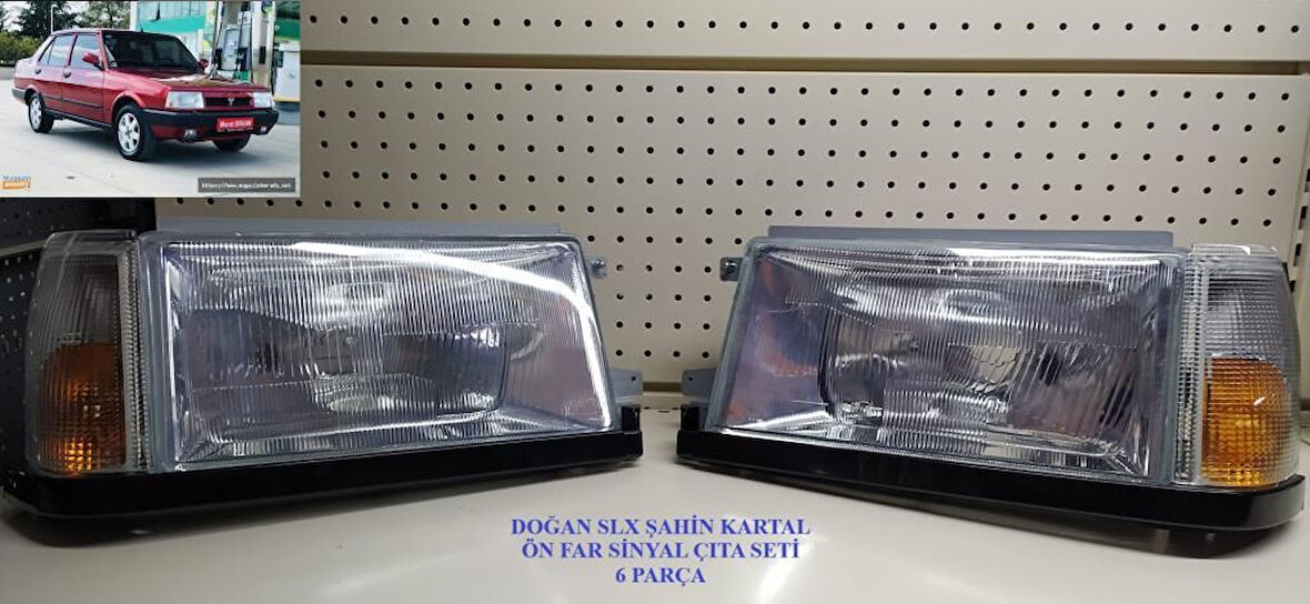 Tofaş Uyumlu slx Farba Far Sinyal Çıta  Doğan Şahin Kartal Set 6 Parça