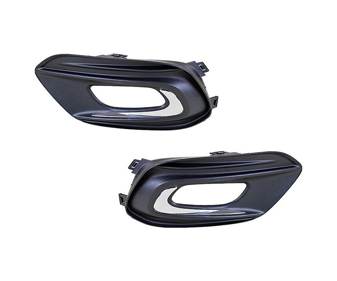 Fiat Egea Ön Sağ Sol Sis Çerçevesi Nikelaj Takımı