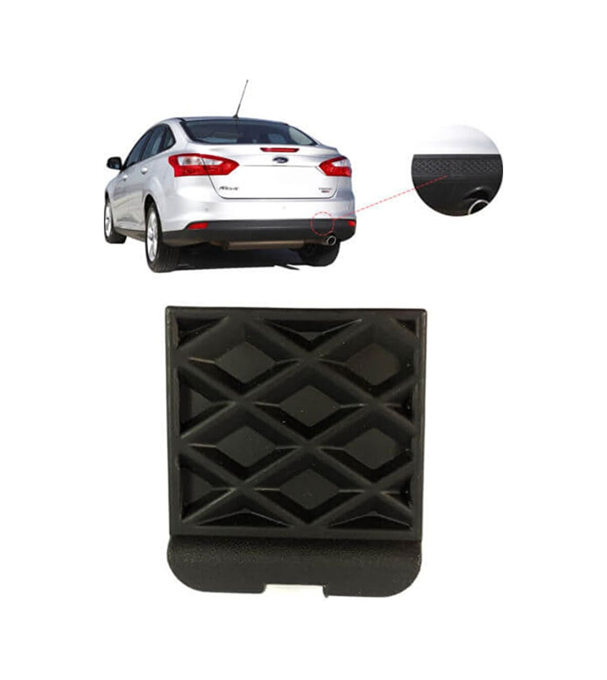 Ford Focus 3 Sedan Arka Tampon Çeki Demir Kapagi 2011-2018 370091316