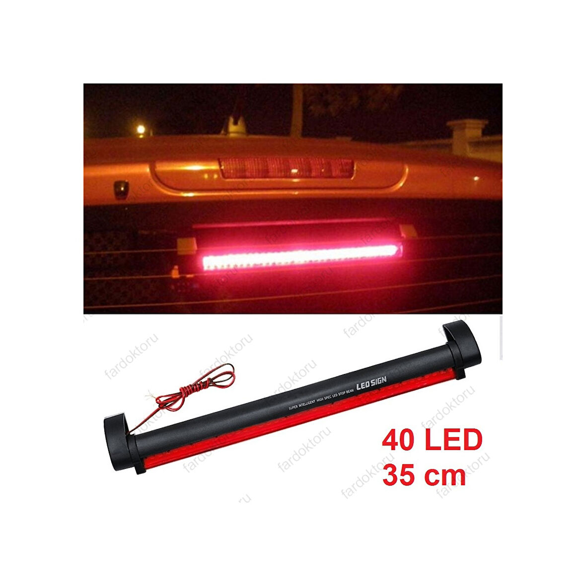 Oto Led 3. Stop Lambası 48 Ledli Arka Cam Fren Lambası