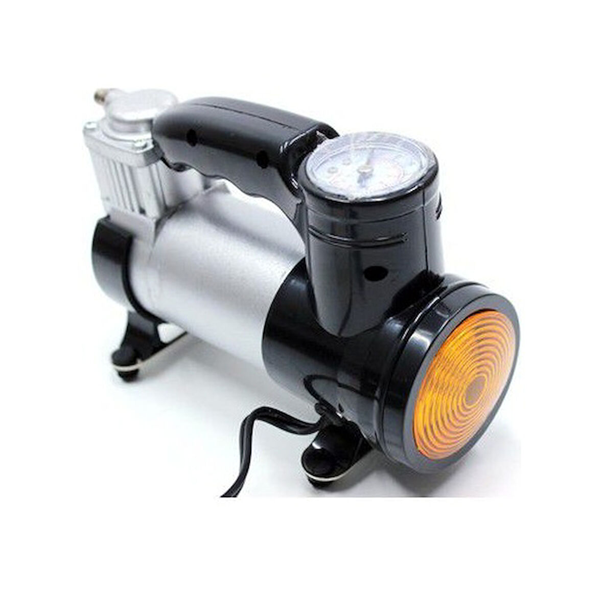 Carub Çakmaklık Girişli Hava Kompresörü Metal Gövdeli 12v Siyah