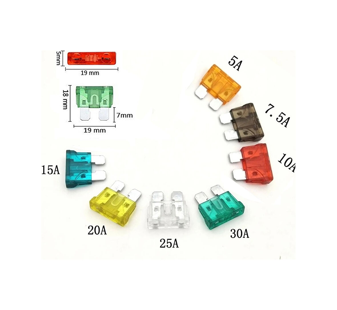 Bıçak Sigorta Üniversal Karışık Kutulu 100 Adet