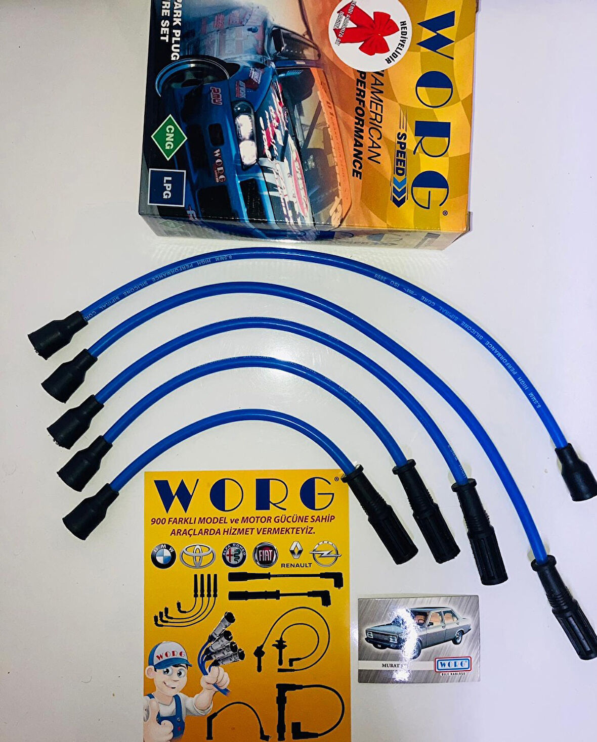 Tofaş Uyumlu 131 - 1.3 - 1.6 71-92 8.5 MM Performans Buji Kablosu Ta