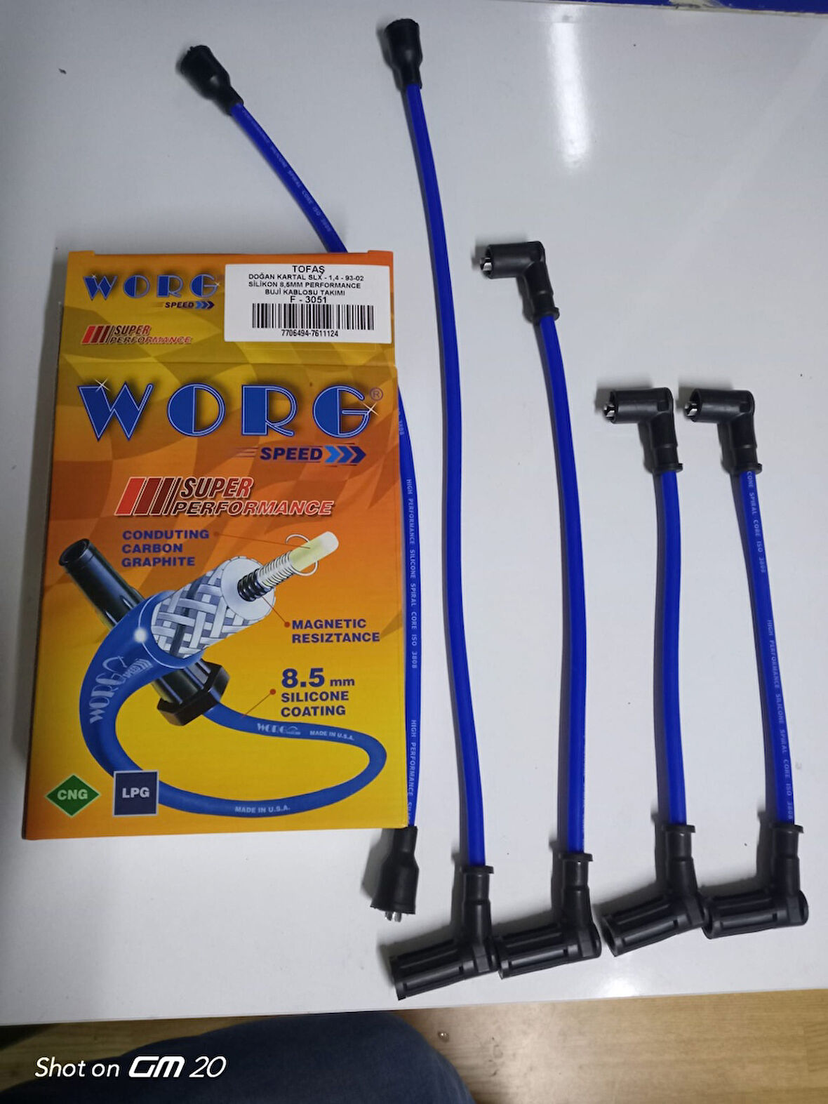 Tofaş Uyumlu Doğan Slx1.4-1.6 93-02 8.5 MM Performans Buji Kablo Takım