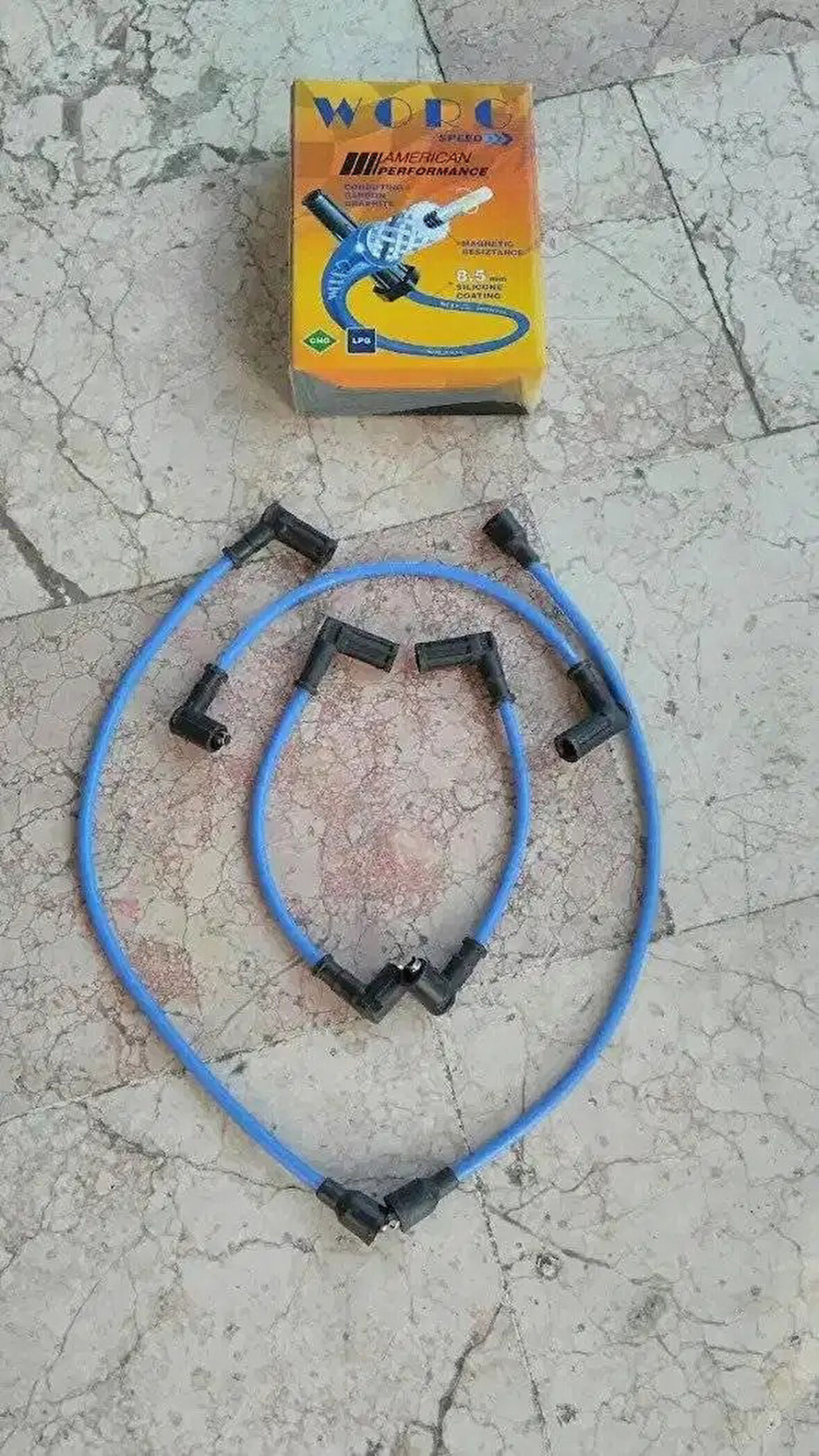 Tofaş Uyumlu slx buji kablosu performans mavi worg