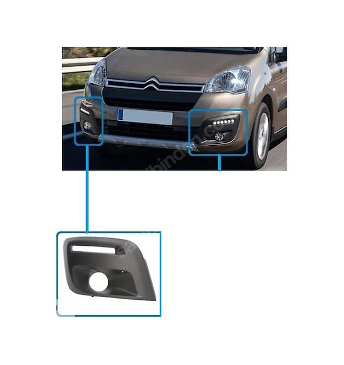 Sis Far Çerçevesi Sağ Pertner Tepe-berlıngo 2016- 1613564680 