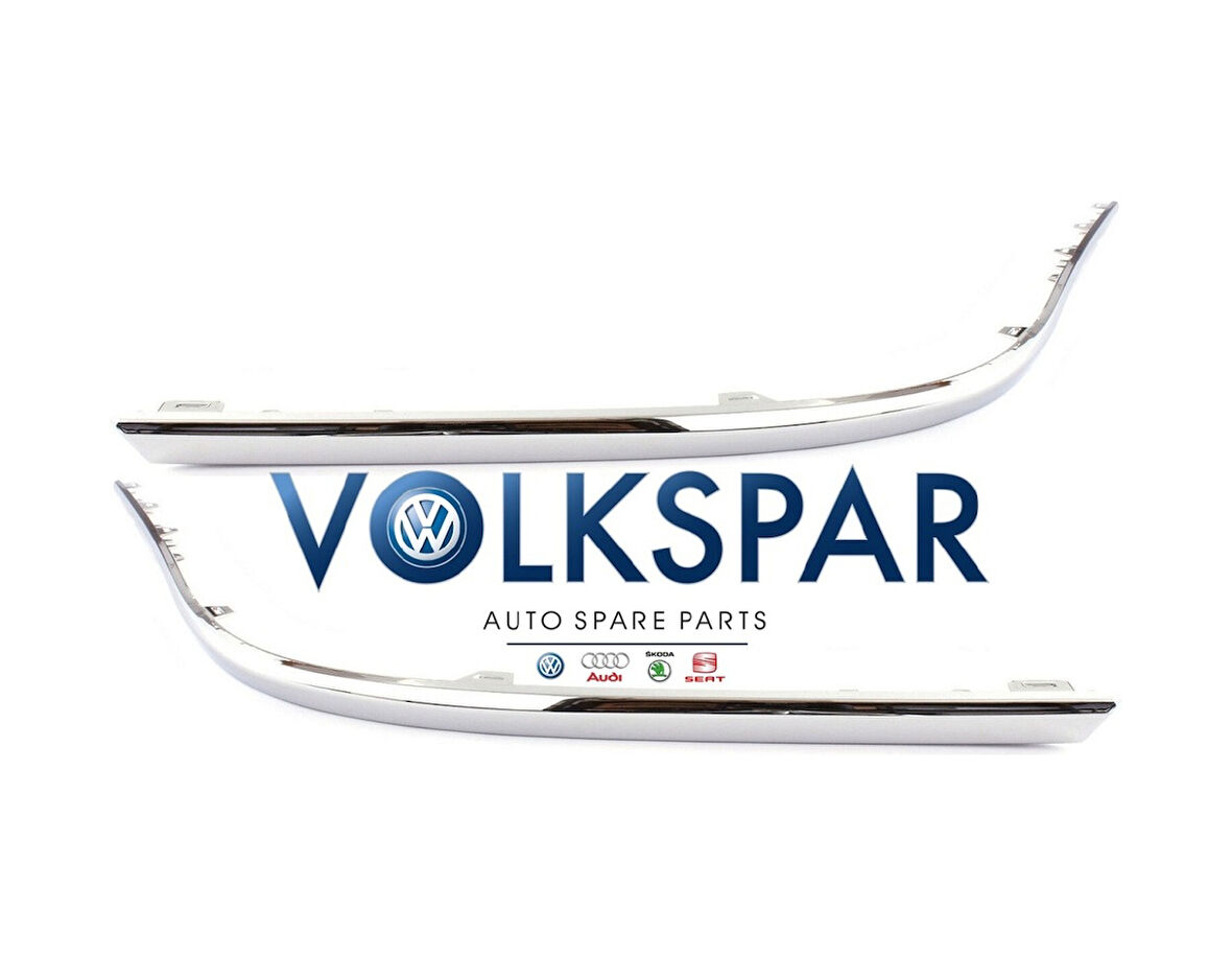 Vw Passat B6 Arka Tampon Nikelaji 2006-2010 3C5807459A 3C5807460A 324638693 - Nikelaj Yönü / Sol (Sürücü Tarafi 