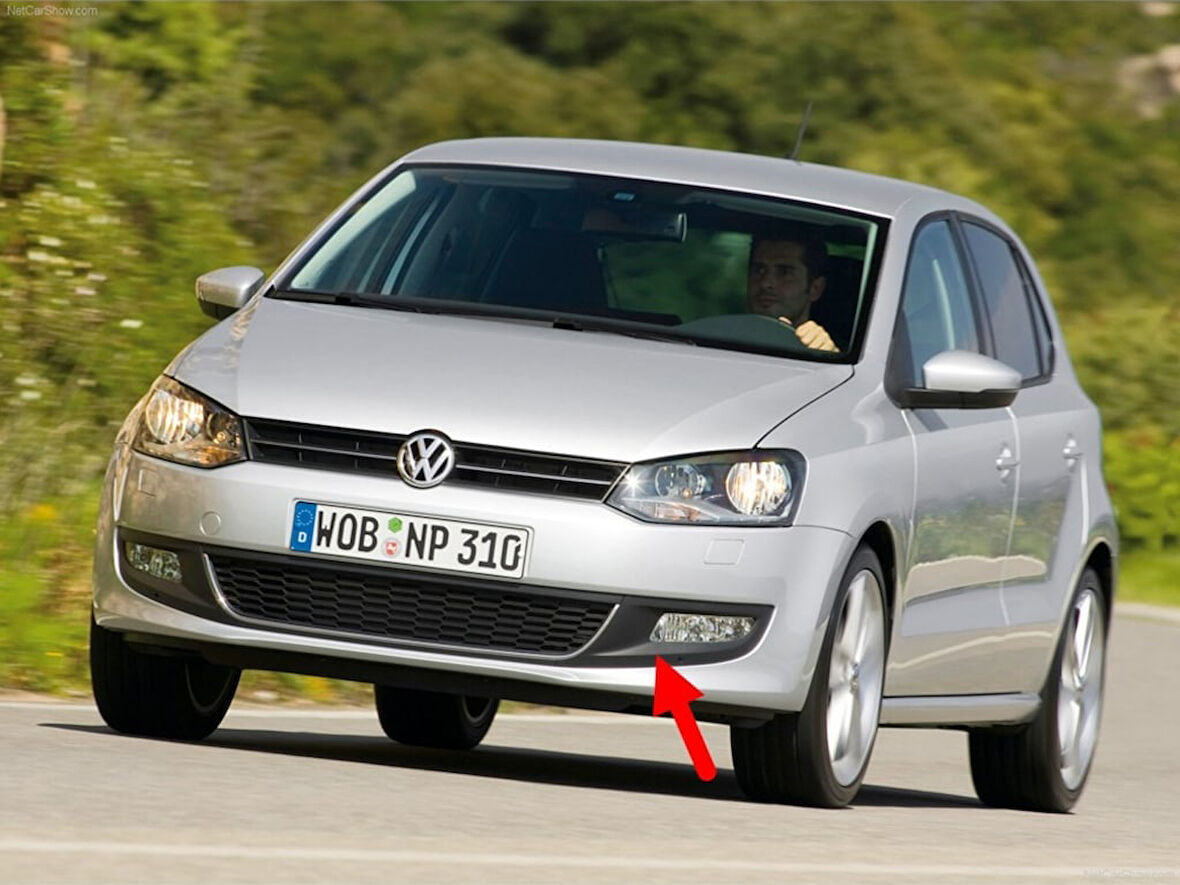 Vw Polo 2010-14 Ön Tampon Sol Sis Fari Çerçeve Kapagi 6R0853665D 333194822