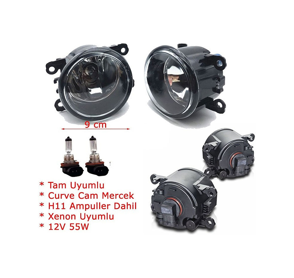 Scenıc 2 - 3 Laguna 2 - 3 Sis Farı Seti ( 2 Adet Takım )