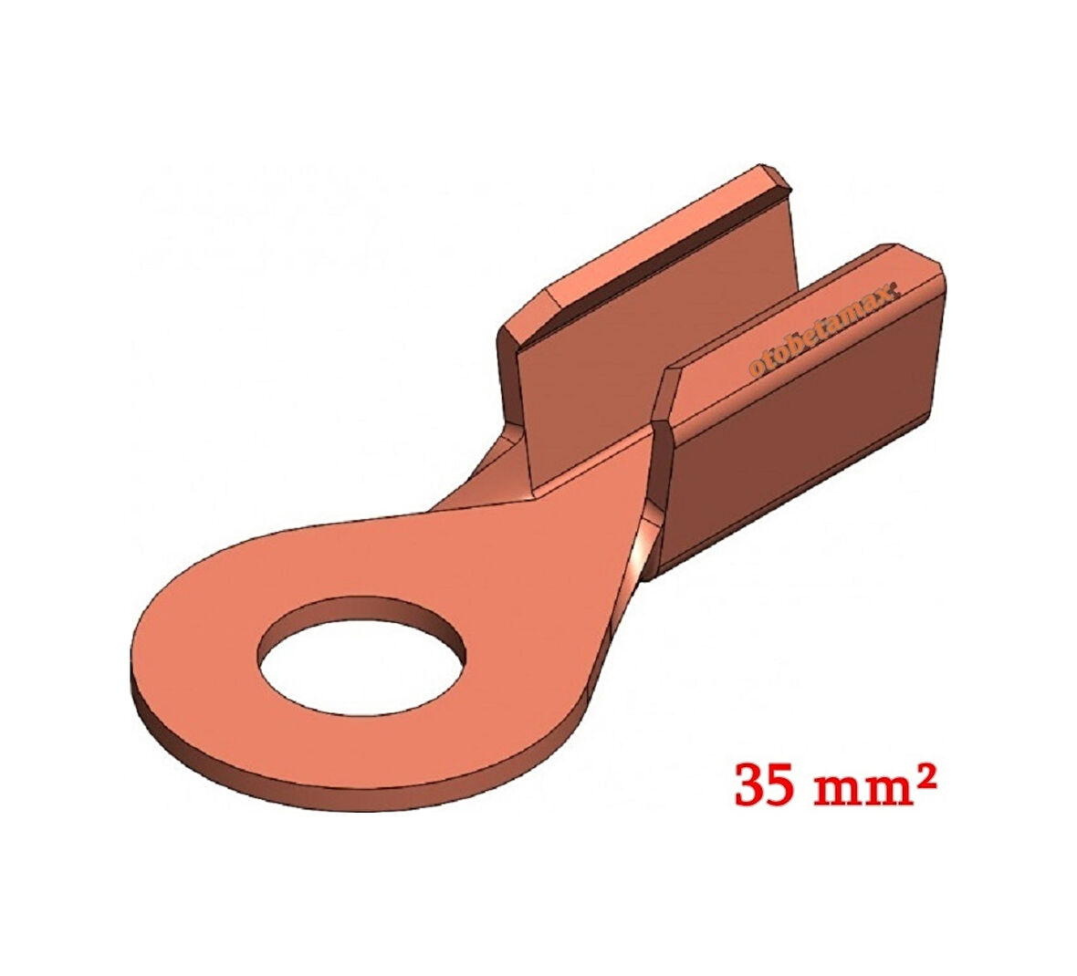 (5 Adet) MESA BA 35 BAKIR KABLO UCU BAŞLIK PABUÇ FİŞ AKÜ TBA2908 