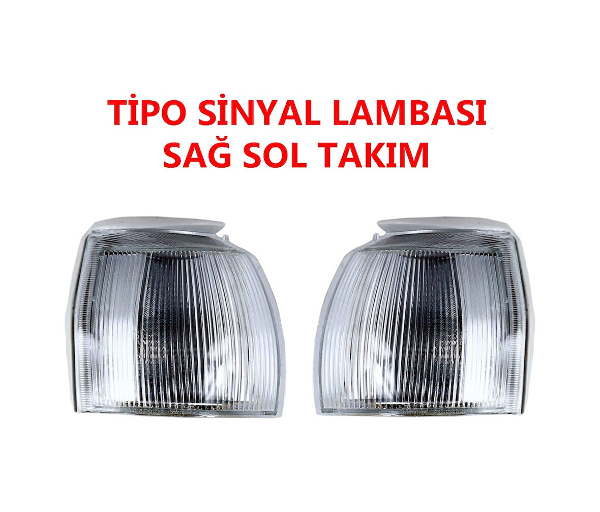 Fiat Tipo Sinyal Sag + Sol Ön Taraf Sinyal Lambasi Takimi 1990-20 536510970 