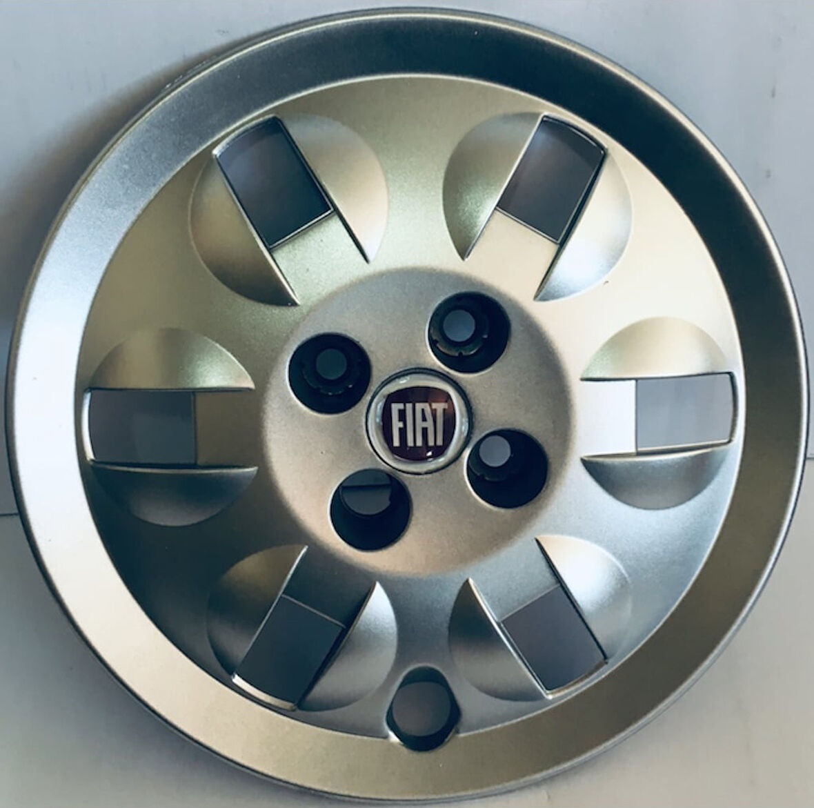 ✔ Fiat Doblo 14" Jant Kapağı Takımı (4 Adet) Bordo Armalı F004K