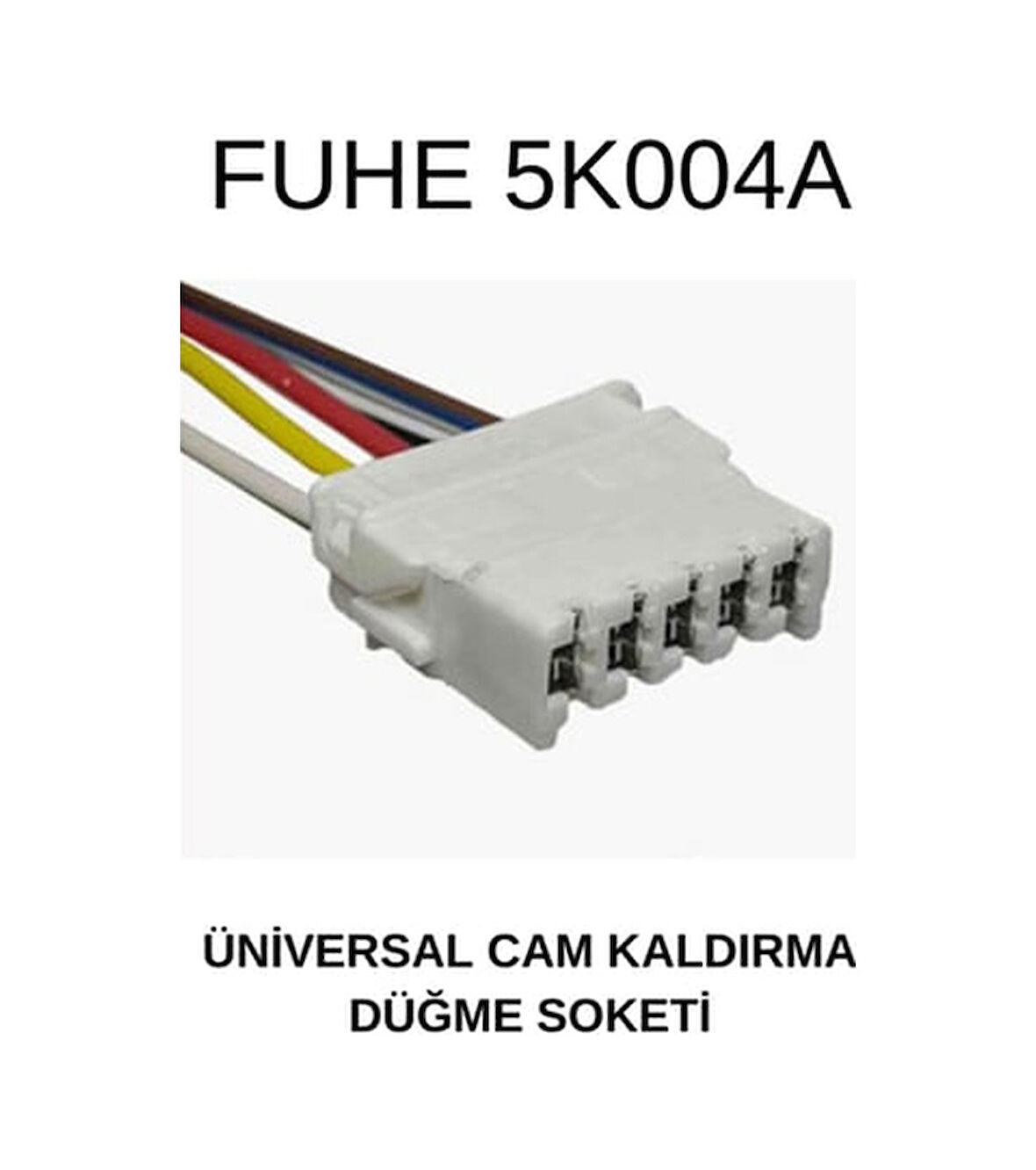 Unıversal 5 Pinli Oklu Cam Açma Anahtarı Ve Soketi - 2 Adet