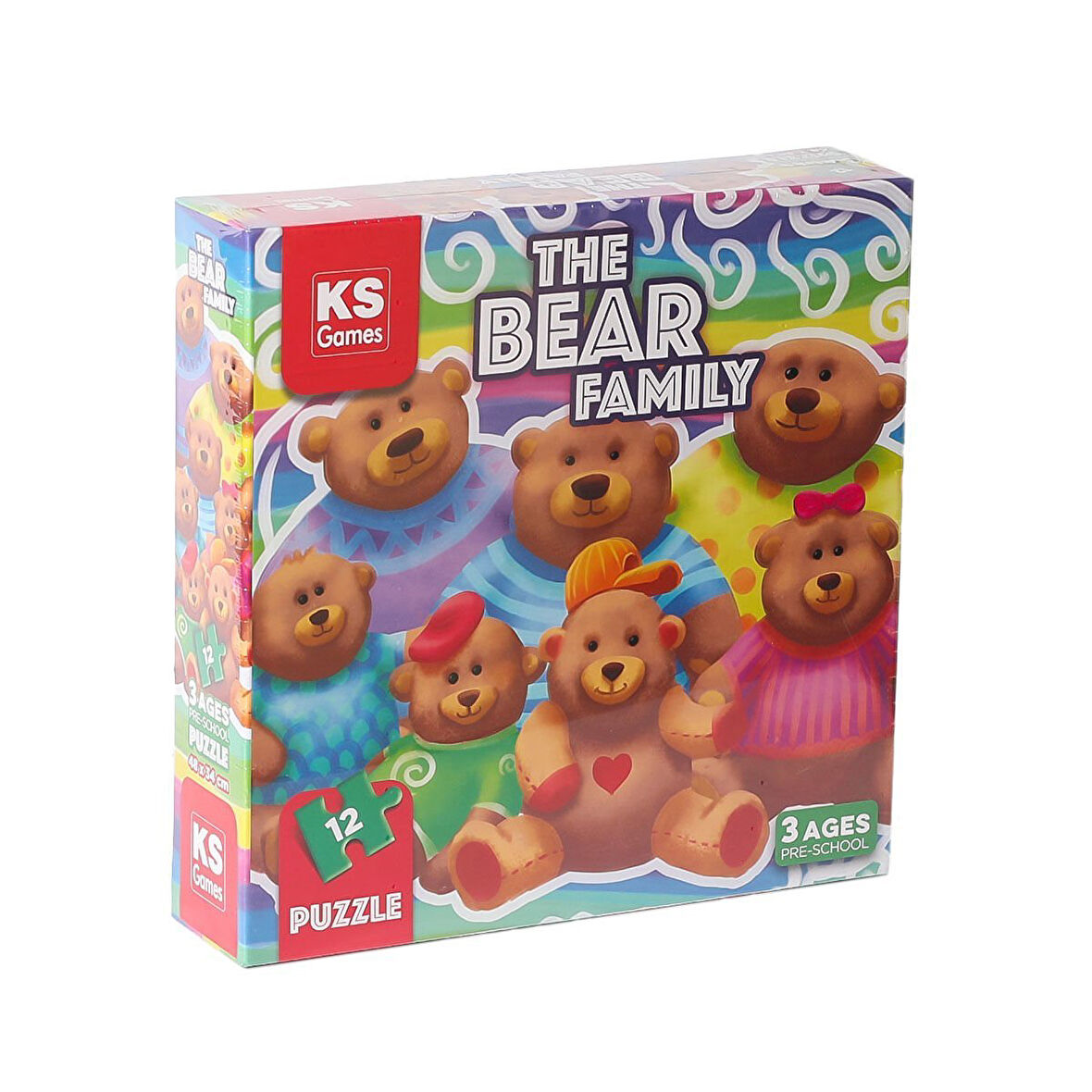 FABBATOYS The Bear Family Pre School Puzzle 