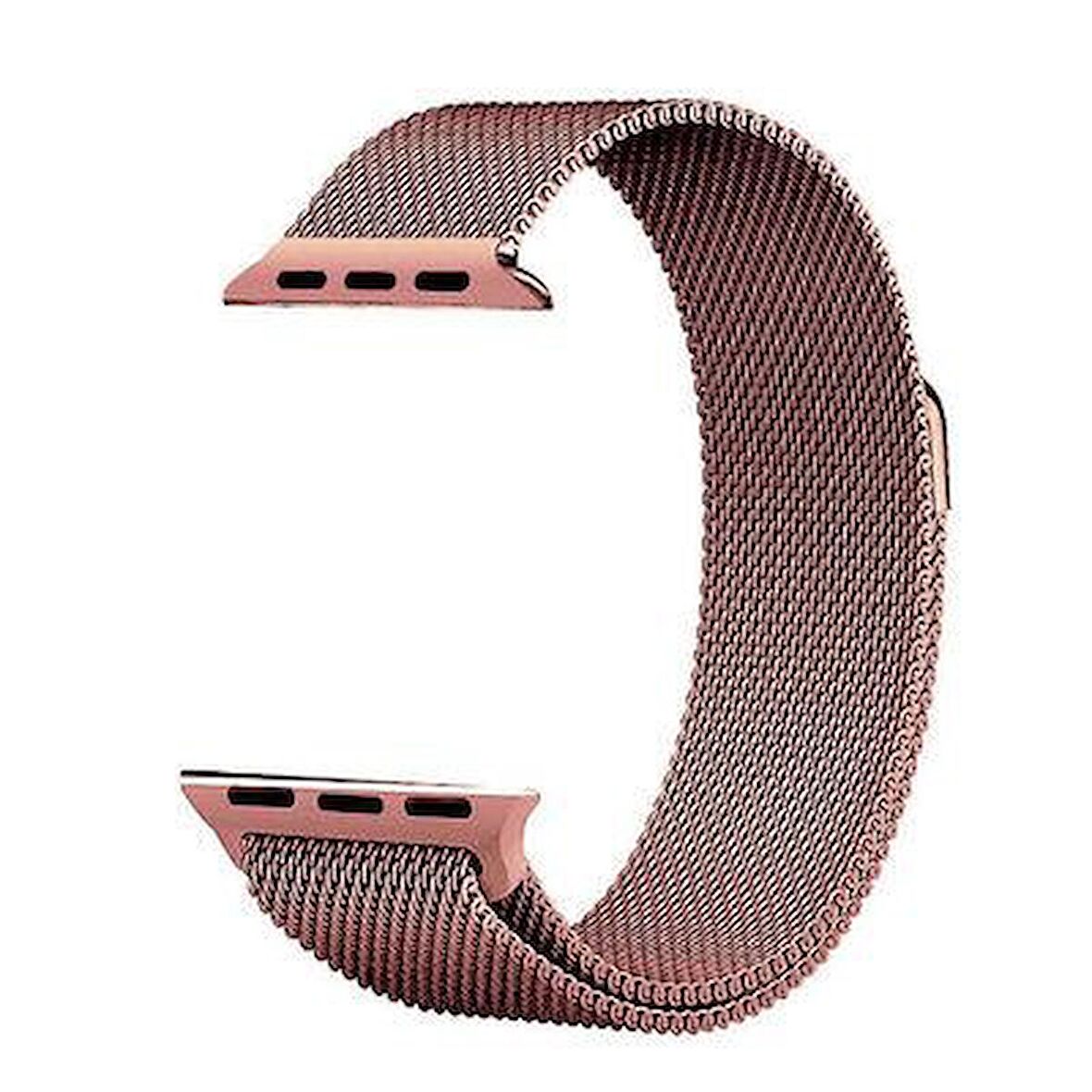 Apple Watch Seri 2/3/4/5/6/7/8/se 38mm-40mm-41mm Uyumlu Hasır Metal Kordon