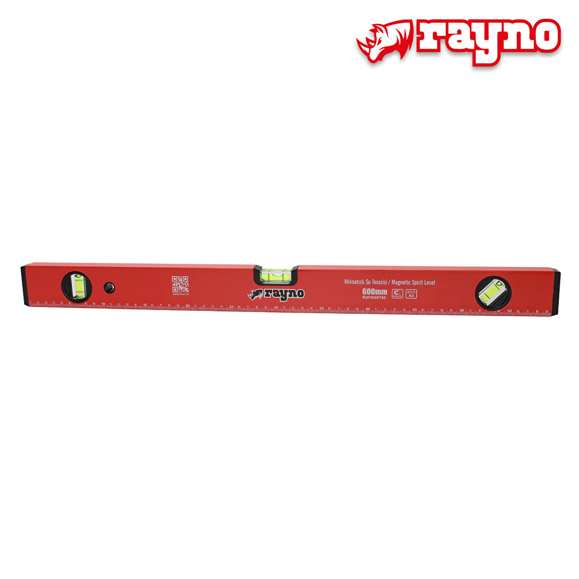 Rayno Mıknatıslı Su Terazisi 600 mm - RAYNOST60