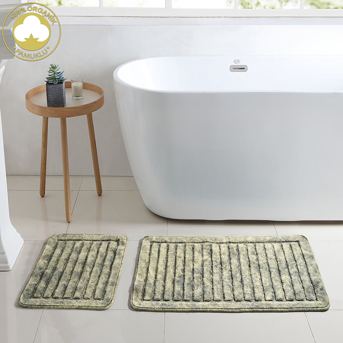Alanur Mikonos Cotton 2 Li Paspas Eskitme Hardal