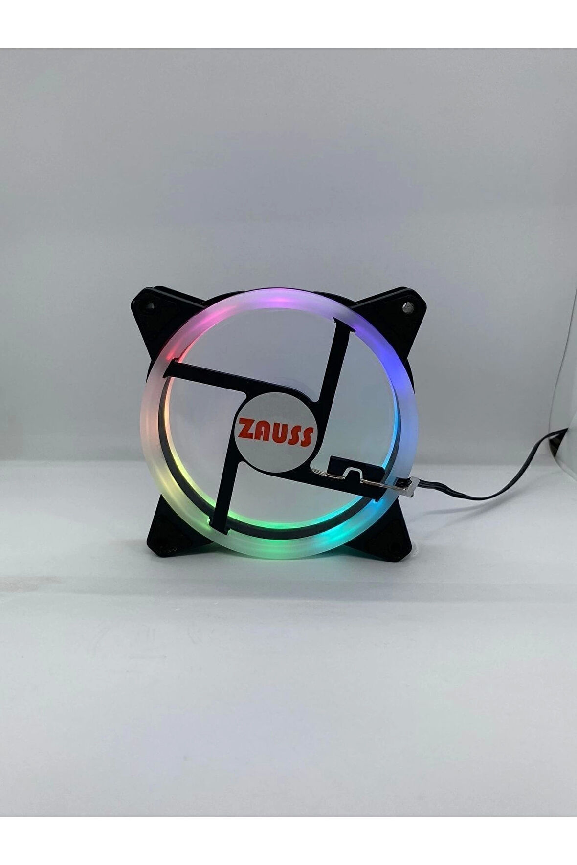 12cm Kasa Içi Rgb Rainbow Işıklı Fan