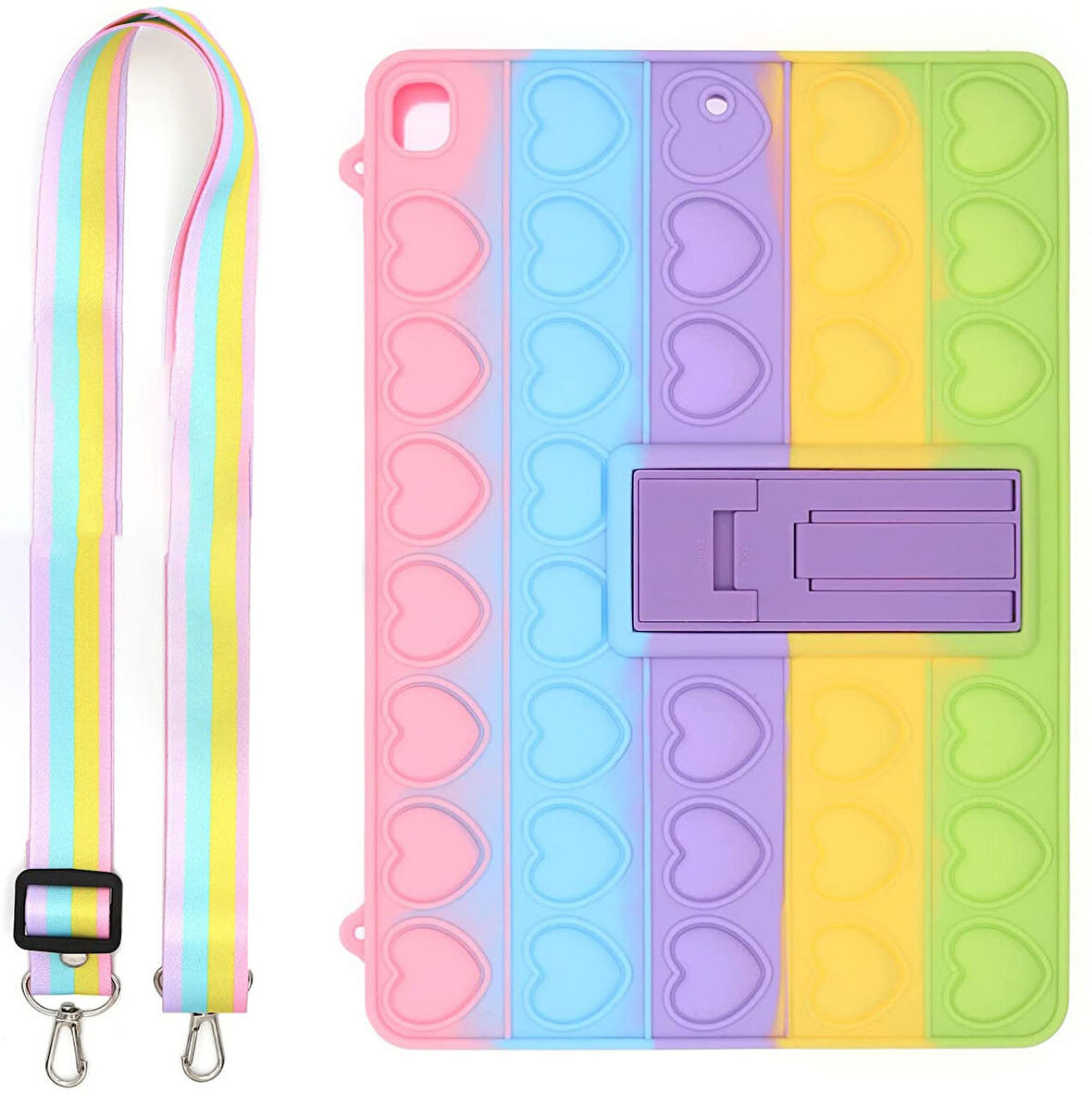 iPad 10.2 7.Nesil Kılıf A2197 A2200 A2198 Pop-it Push Bubble