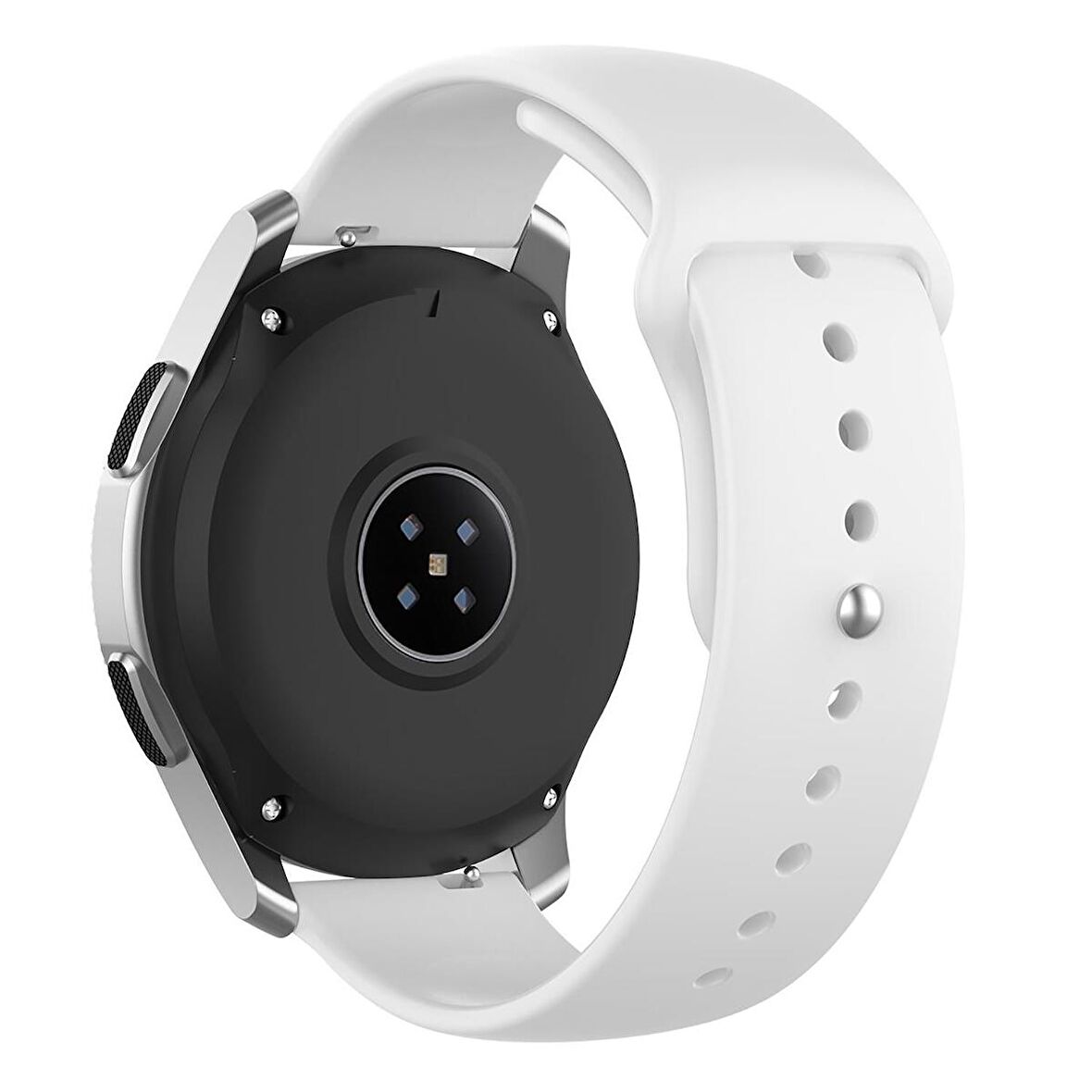 NovStrap Samsung Galaxy Watch 6 Seri 40-44mm Classic 43-47mm ile Uyumlu Kordon (20 mm) Soft Silikon